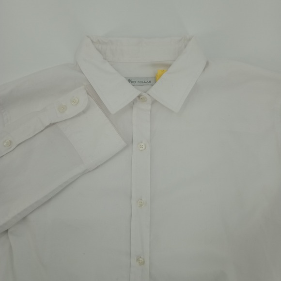 Peter Millar Tops - Peter Millar White Button-Down Shirt